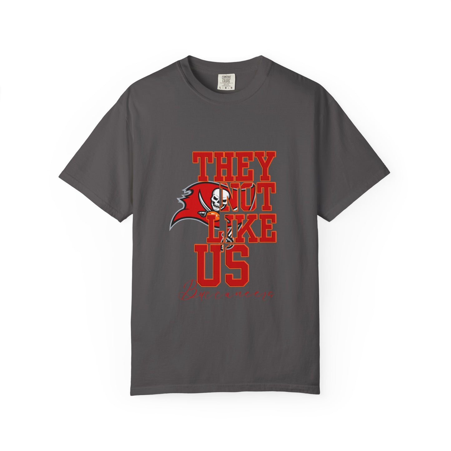 Bold Garment-Dyed T-Shirt, "They Not Like Us" Tees, Fan Apparel, Sporty Gift, Casual Wardrobe Essential