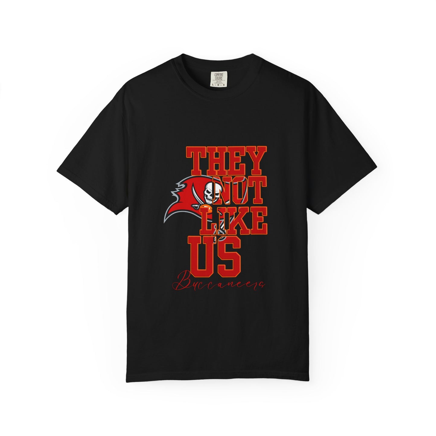 Bold Garment-Dyed T-Shirt, "They Not Like Us" Tees, Fan Apparel, Sporty Gift, Casual Wardrobe Essential