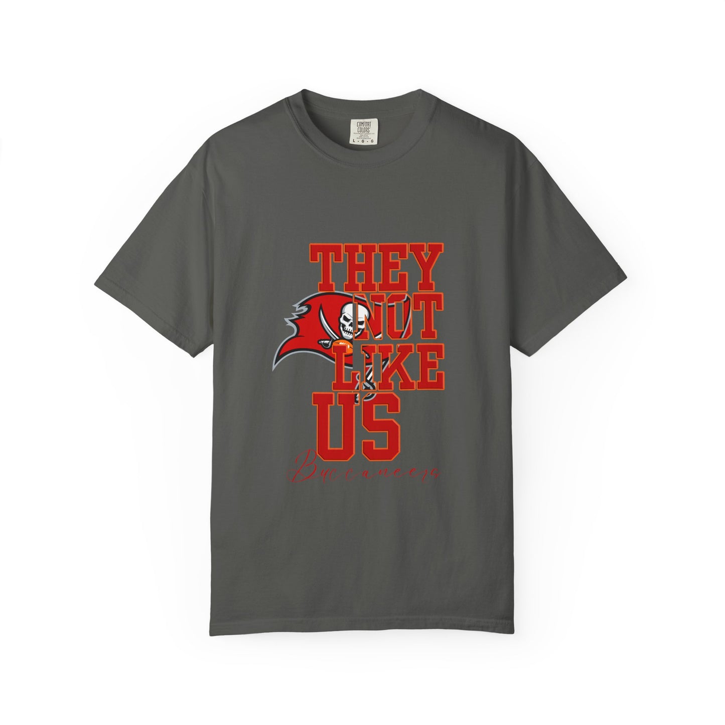 Bold Garment-Dyed T-Shirt, "They Not Like Us" Tees, Fan Apparel, Sporty Gift, Casual Wardrobe Essential