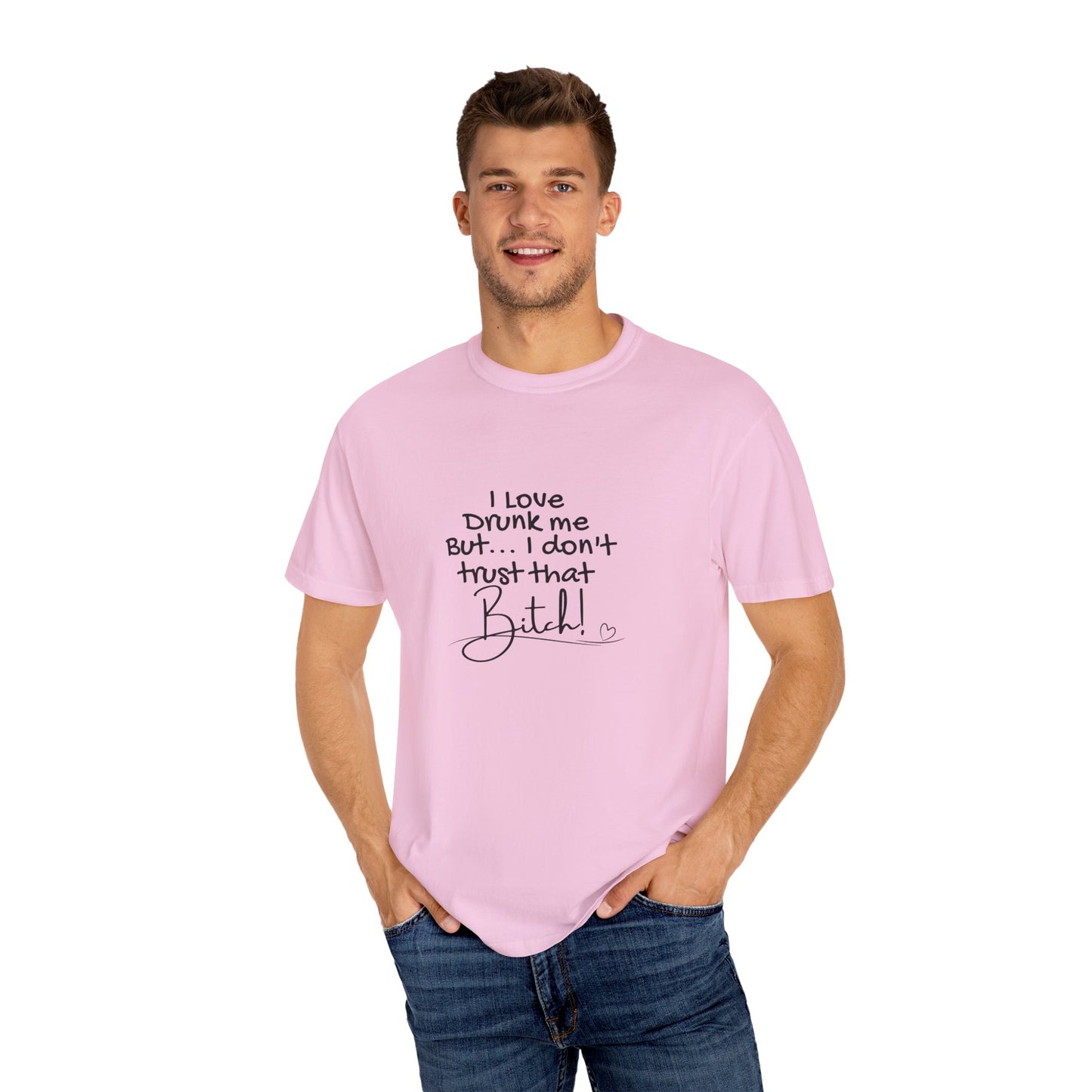 Funny Quote T-Shirt, I Love Drink Me, Casual Humor Shirt, Gift for Friends, Party Tee, Unisex Joke Apparel