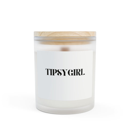 Chic Frosted Glass Candle - Tipsy Girl | Home Decor, Gift, Relaxation, Aromatherapy, Self-Care